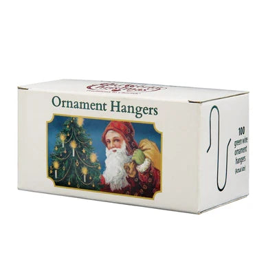Official Old World Christmas Green Wire Ornament Hangers