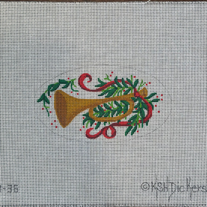 Toy Trumpet with Red Ribbon