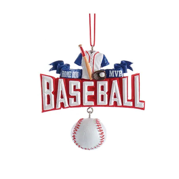 Baseball MVP Ornament