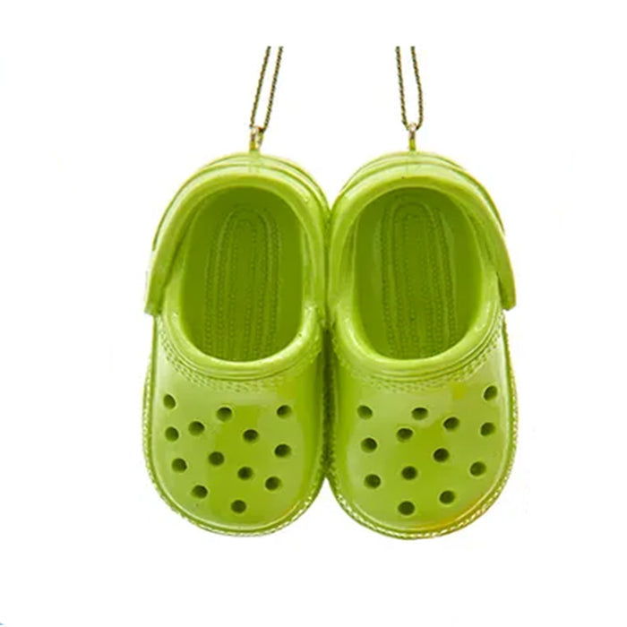 Clog Green Ornament