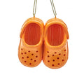 Orange colored clog ornament
