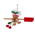 Gingerbread hanging from a Spatula Ornament