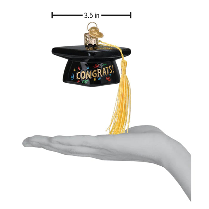 Graduation Cap Ornament - Old World Christmas 36342