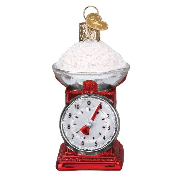 Old World Christmas Kitchen Scale Christmas Tree Ornament