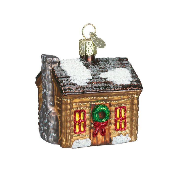 Log Cabin Ornament for Christmas Tree