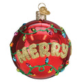 Merry & Bright Round Ornament - Old World Christmas 54507