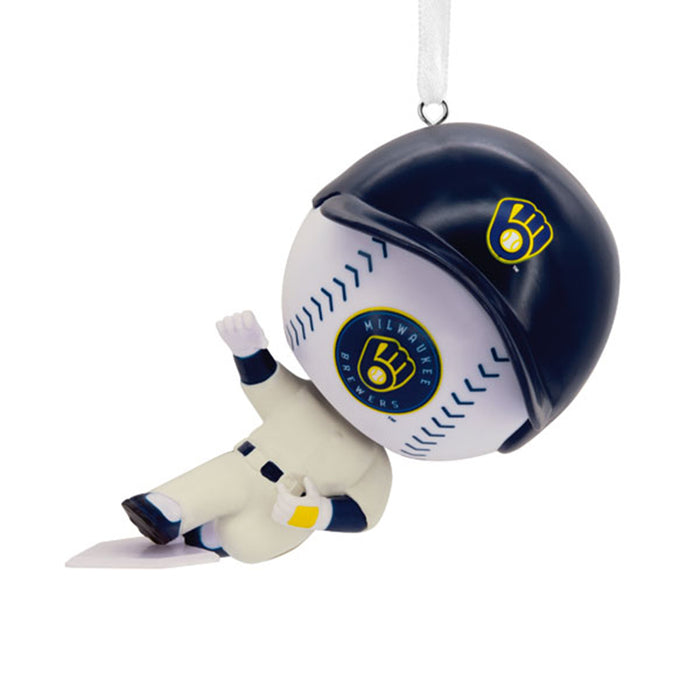 Milwaukee Brewers™ Bouncing Buddy Sliding Ornament 1OSL2448