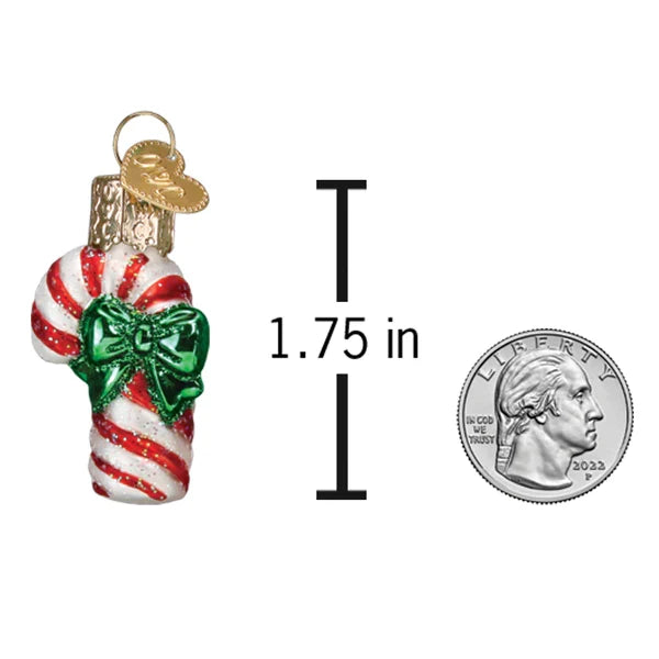 Mini Candy Cane Christmas Tree Ornament - Old World Christmas