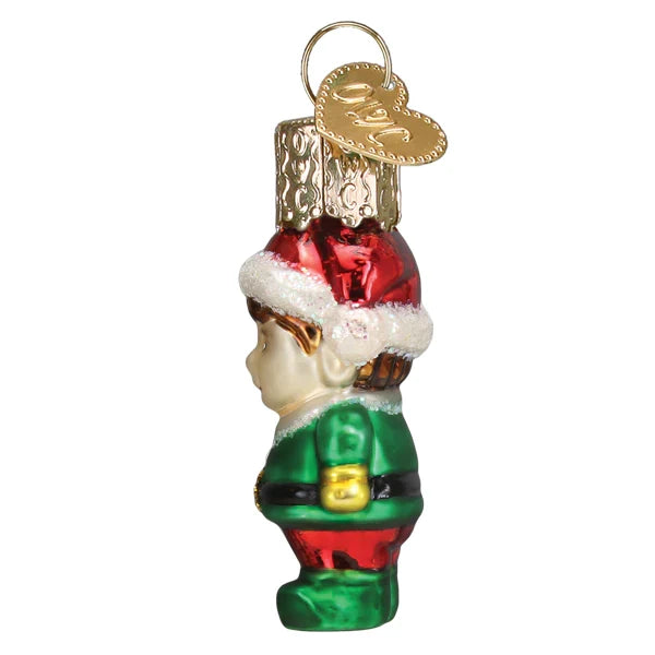 Mini Elf Christmas Tree Ornament - Old World Christmas