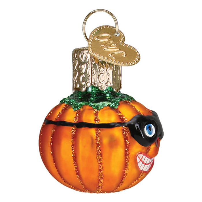 Mini Masked Jack O'lantern Ornament - Old World Christmas 86757