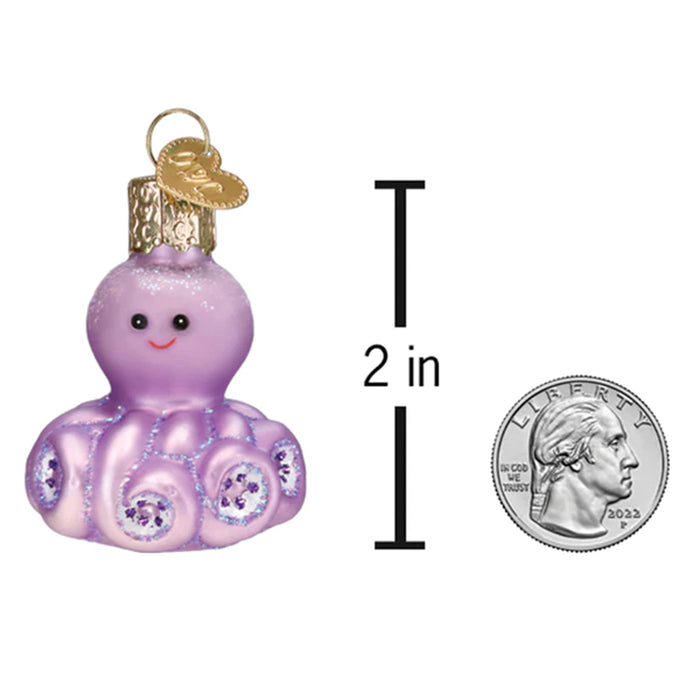 Mini Octopus Ornament - Old World Christmas 85261