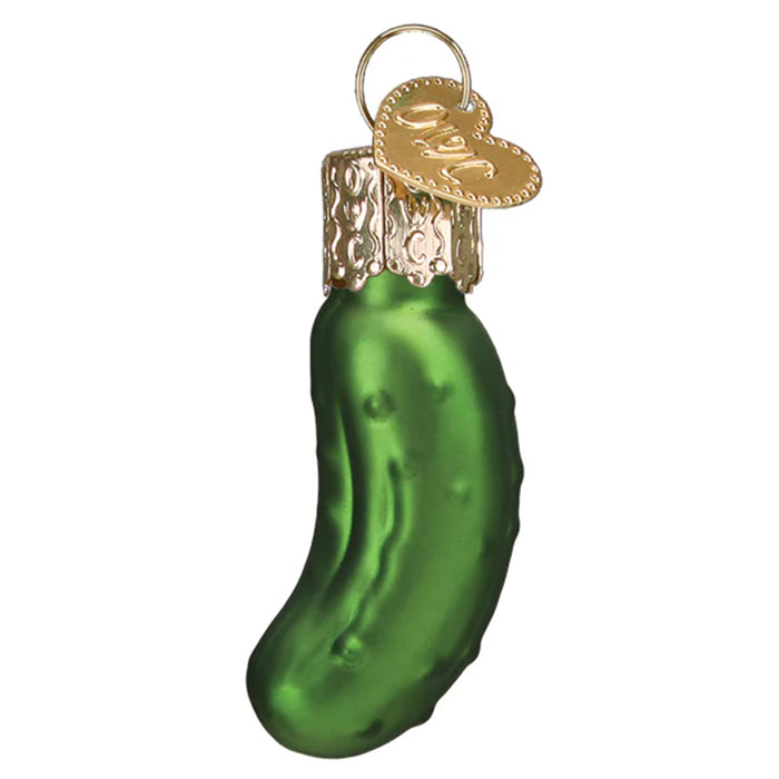 Mini Pickle Ornament - Old World Christmas Side View