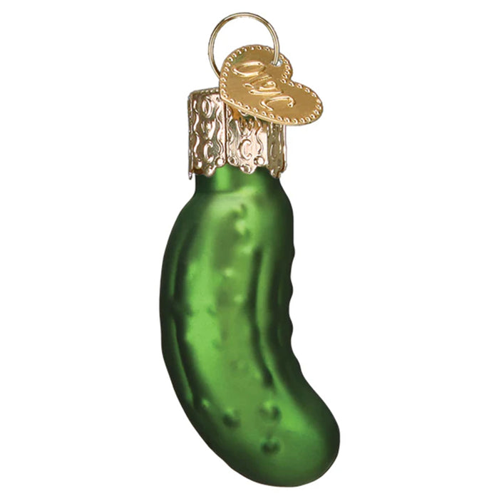Mini Pickle Ornament - Old World Christmas Side View