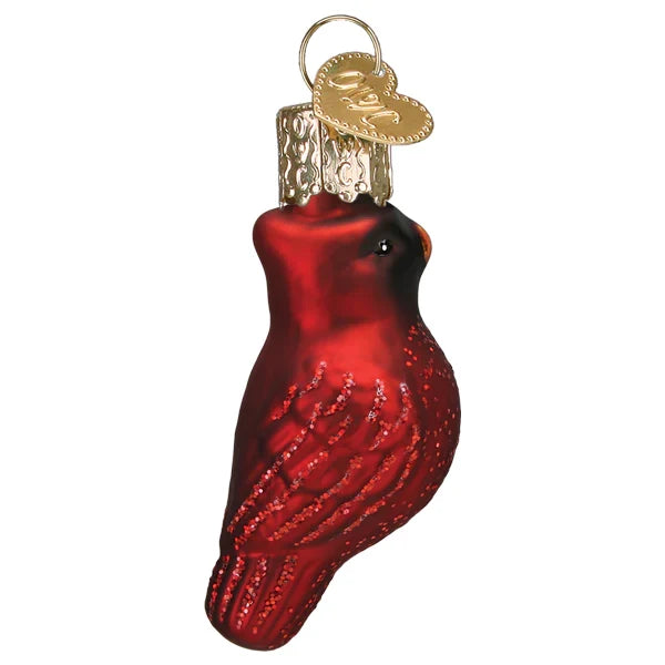 Mini Red Cardinal Christmas Tree Ornament - Old World Christmas