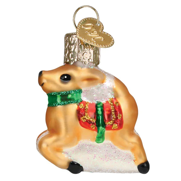 Mini Reindeer Christmas Tree Ornament - Old World Christmas