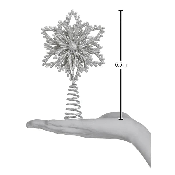 Mini Snowflake Tree Topper - Old World Christmas Size