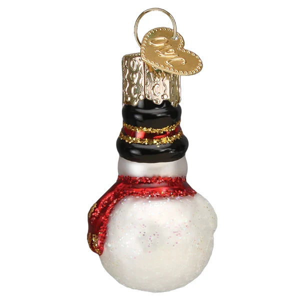 Mini Snowman Christmas Tree Ornament - Old World Christmas