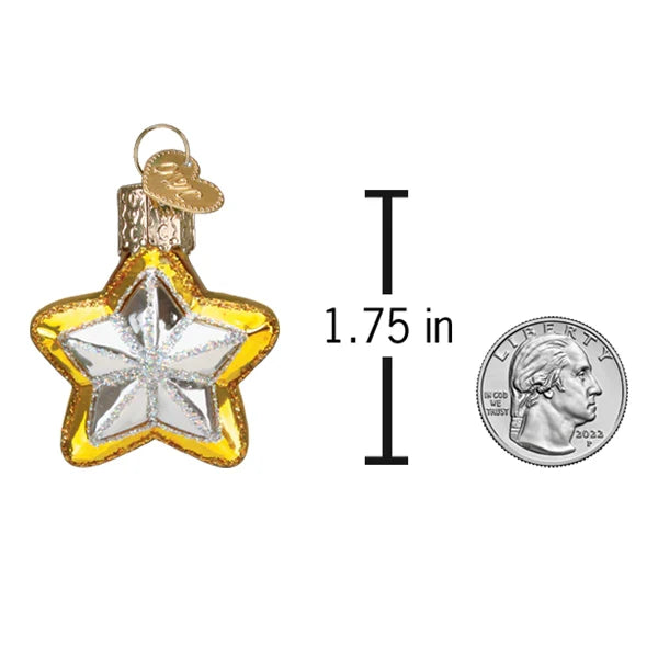 Mini Star Christmas Tree Ornament - Old World Christmas