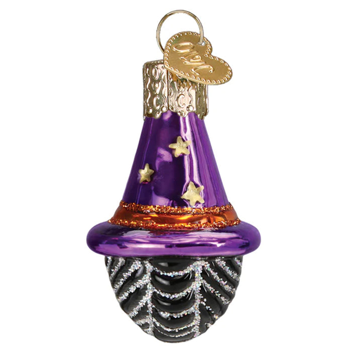 Mini Witch Head Ornament - Old World Christmas 86760