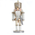 Nutcracker Ornament - Gold, Silver & White