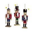 Nutcracker Christmas Tree Ornament- 3 assorted
