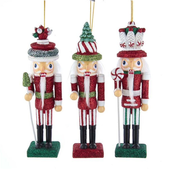 Red and Green Nutcracker Ornament