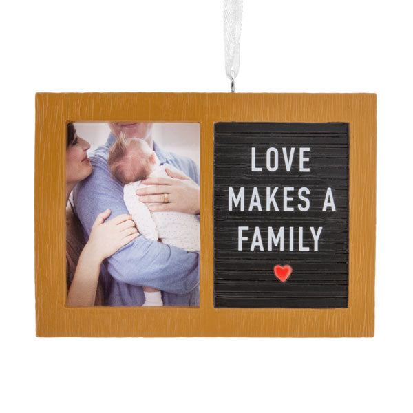 Personalized Adoption Picture Frame Ornament