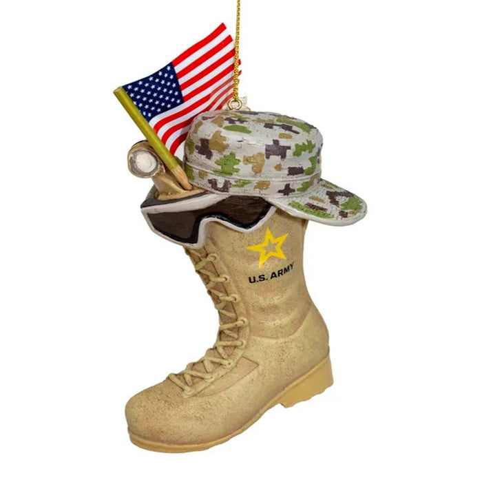 Personalized Army Combat Boots® Ornament