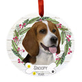 Beagle Christmas Tree Ornament