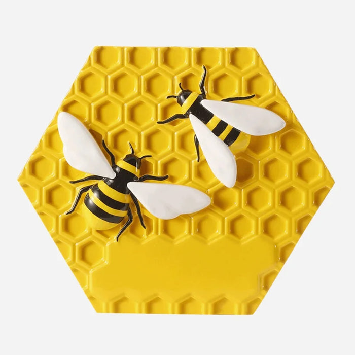 Personalized Bees on Bee Hive Ornament