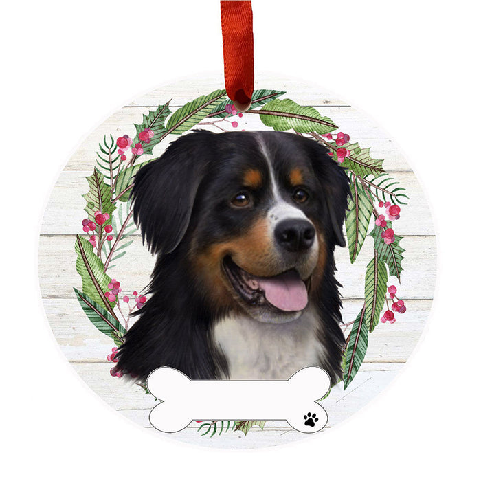 Bernese Mountain Dog Christmas Ornament