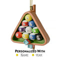 Personalized Billiards Ornament