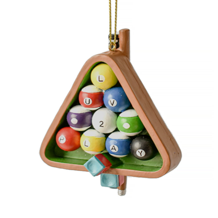 Personalized Billiards Ornament