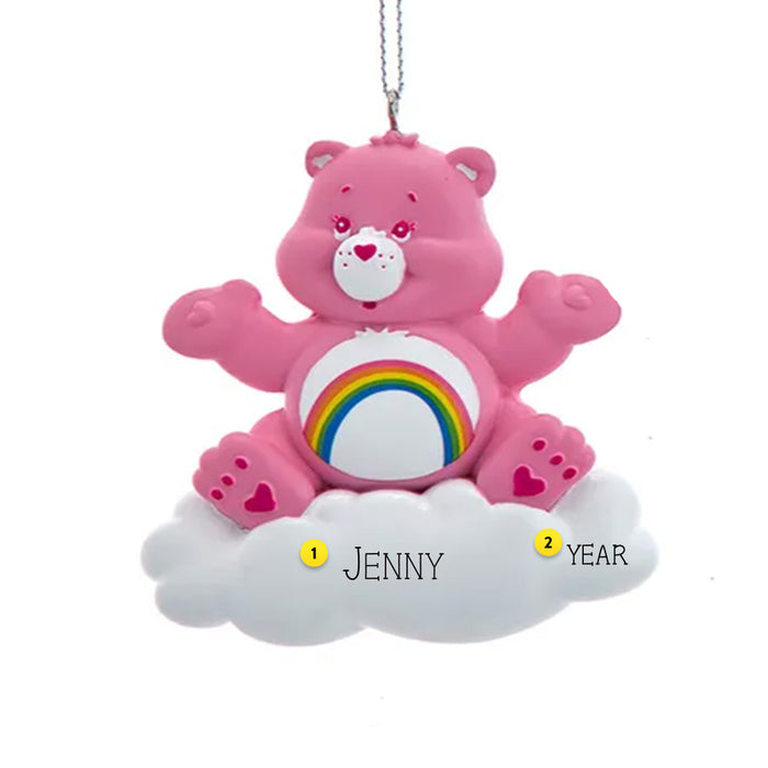 Personalized Cheer Care Bear™ Ornament