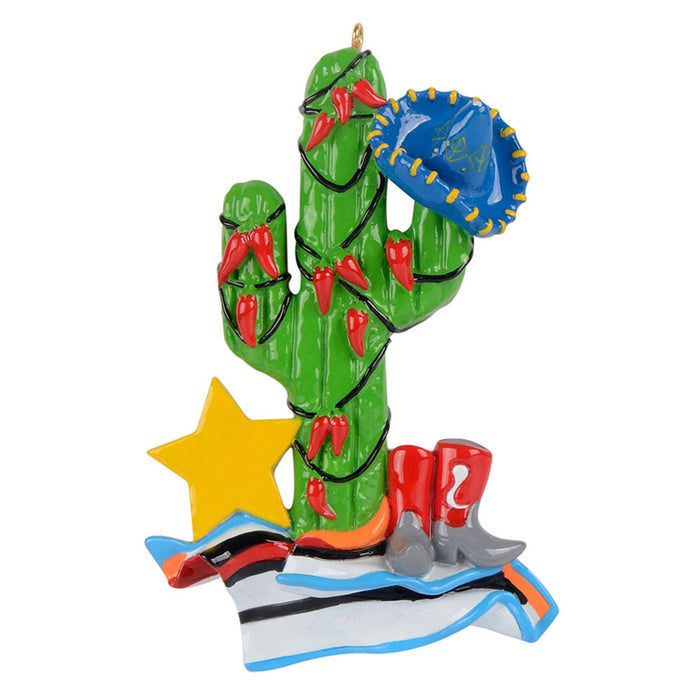 Personalized Cactus Ornament