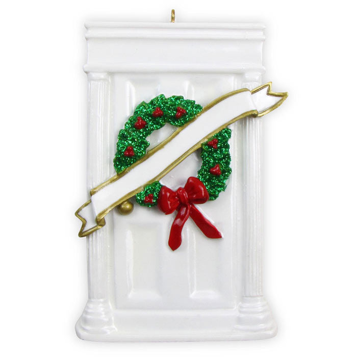 Personalized Christmas Decorated Door Ornament