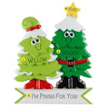 Personalized Christmas Tree Couple Ornament
