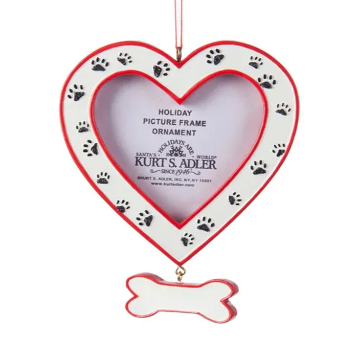 Personalized Dog Picture Frame Ornament