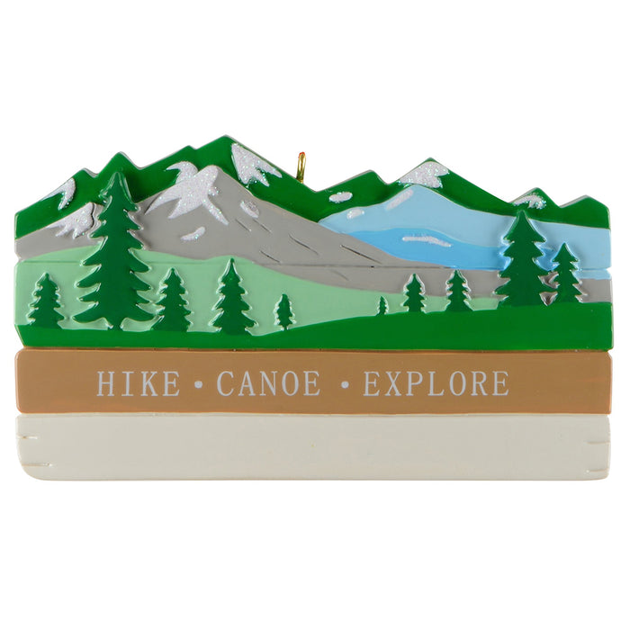 Personalized Explore Ornament