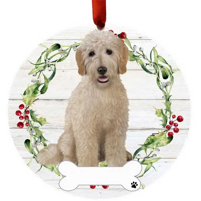 Personalized Goldendoodle Ornament - Full Body