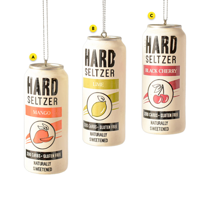 Personalized Hard Seltzer Ornaments