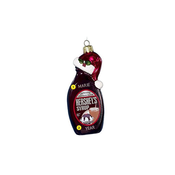 Personalized Hershey's Syrup Ornament