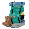 Personalized Hiking Gear Ornament