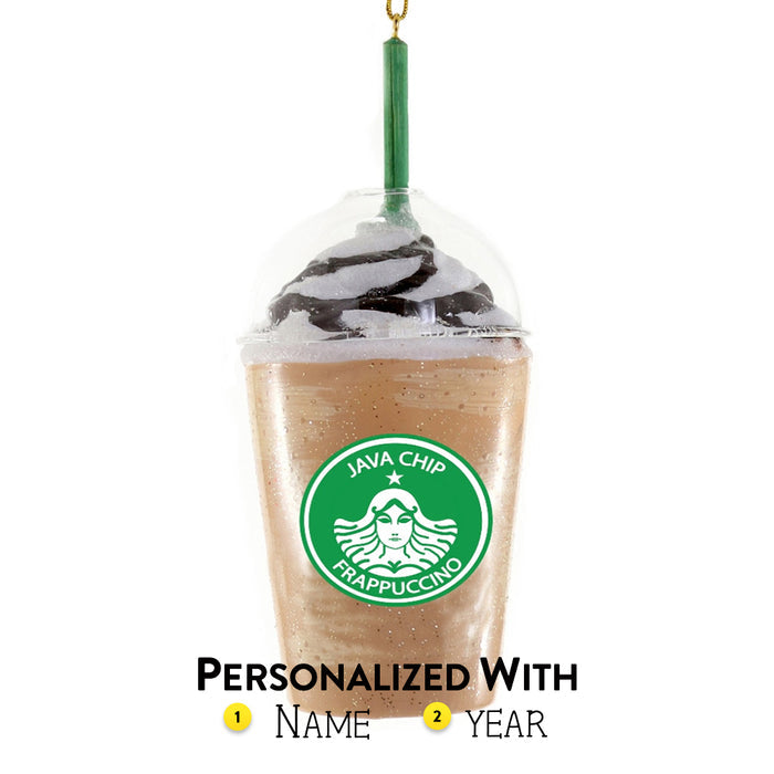 Personalized Java Chip Frappuccino Ornament