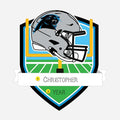 Personalized NFL-Carolina Panthers Shield Ornament