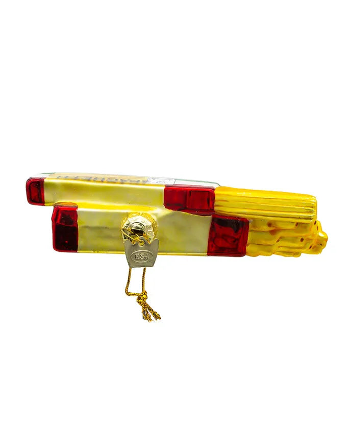 Top of the pasta box ornament