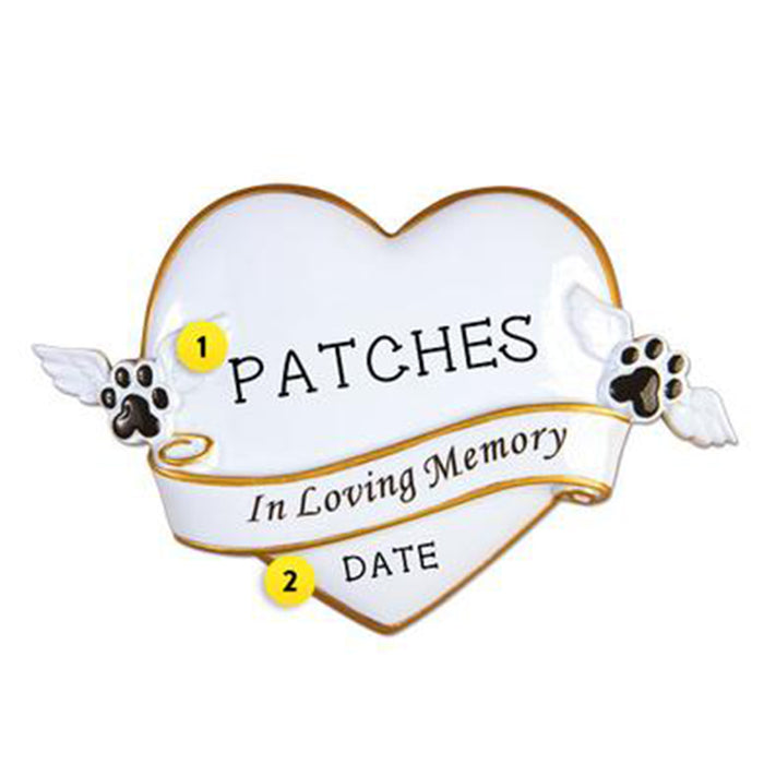 Pet Memorial Christmas Ornament