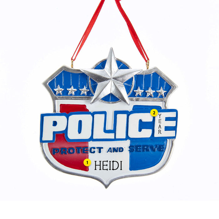 Police Ornament For Christmas tree