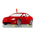 Red Electric Car Personalized Ornament