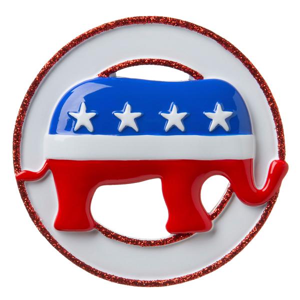 Republican Elephant Ornament For Christmas Tree